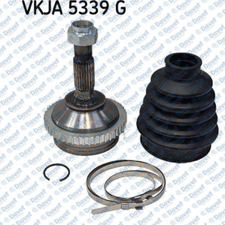 SKF VKJA 5339G Aks Kafa Tamir Takimi P206 Dv4td 1.4tdi Tu3jp Et3j4 1.8 8v 16v [ Dis Freze:21 Ic Freze:22 Conta Capi:48mm Dis Uzunluk 141.5mm ] Abs Li 48dis 98>  ####